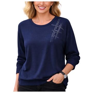 MAGLIA OVER DONNA GIROCOLLO MANICA LUNGA KARTIZA 711&nbsp; - CIAM Centro Ingrosso Abbigliamento